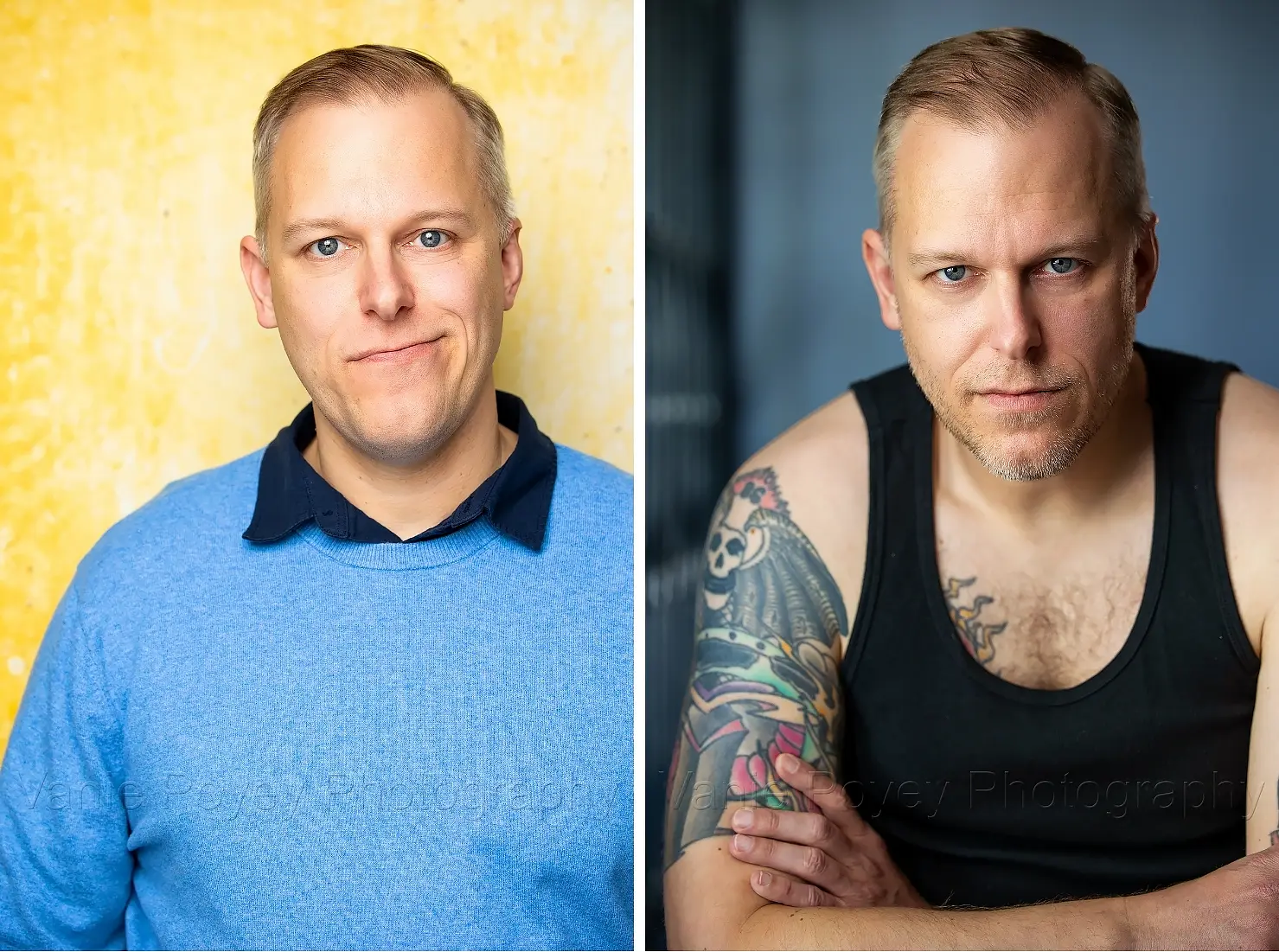Mike Roche, professional headshot photographer, actor headshot by Vanie Poyey Photography in Los Angeles