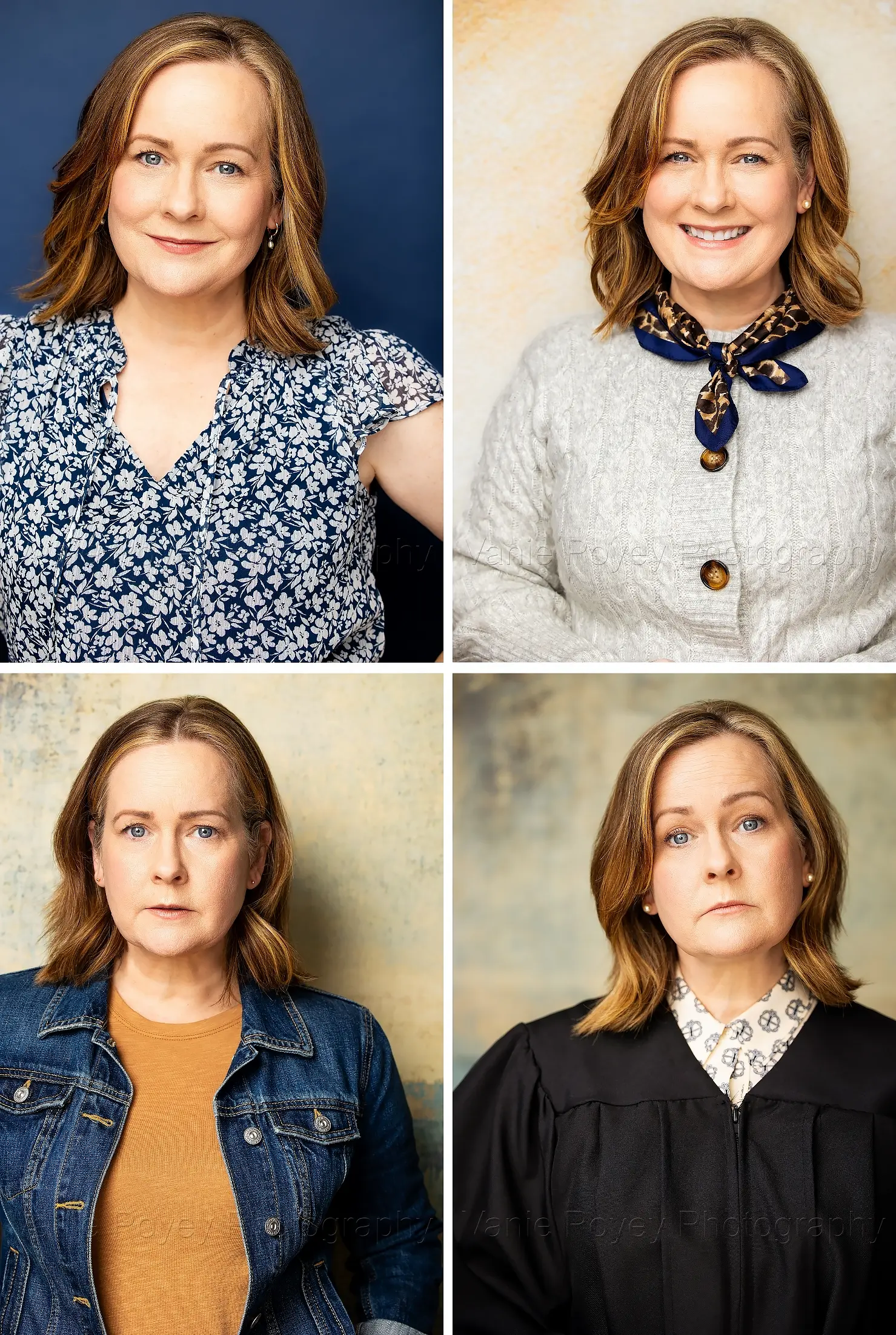 Robin Lynch, actor headshots, photographed by Vanie Poyey Photography for the headshot wardrobe look